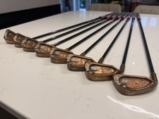 FULL SET LADIES PING BERRYLLIUM ISI LH REG Golf Irons Clubs 3-SW BeCu ORANGE Dot
