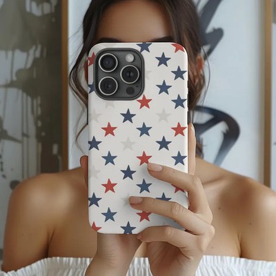 USA Flag Stars Phone Tough Case, Independence Day 4th Of July