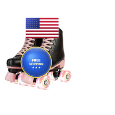 Silvertree Roller Skates For Women And Men Pu Leather High-Top Adult Roller