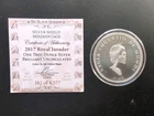 2017 1 oz .999 Silver Shield "Royal Invader" Coa/Capsule 6854