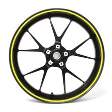 Felgenrand Stripes 7mm Hologramm Gelb + Tool Folie Zierstreifen Motorrad Auto