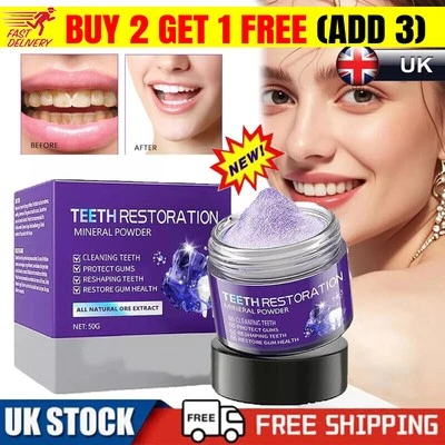 Dental Restoration Mineral Powder, Mineral Tooth Powder, Teeth Whitening UK