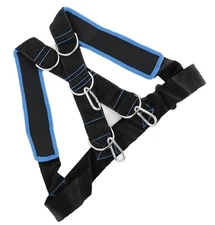 Fitness Running Training Speed Sled Shoulder Harness Set Crossfit Bodybuilding