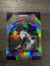 2022 Panini Prizm Ozzie Albies #CS-3 Championship Stage Silver Prizm Atlanta 16I