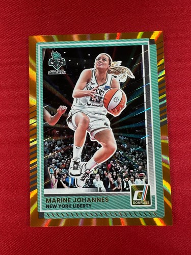 2025 Panini Donruss WNBA Marine Johannes Orange Laser /199