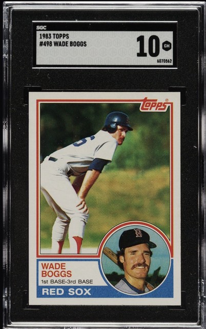 1983 Topps - Wade Boggs #498 SGC 10 Low Pop