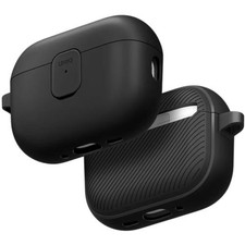 Uniq Clyde Gen Lock Apple AirPods Pro 3 Case - Black/Dark Grey - Compatible with