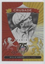 2014 Panini Hall of Fame Crusades Red 55/75 Willie Keeler #12 HOF 0r2f