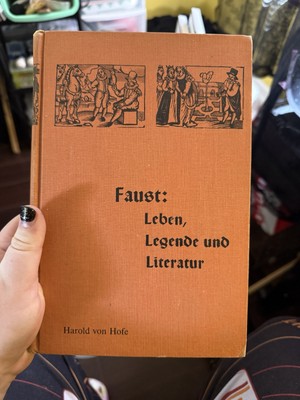 VINTAGE Faust: Leben, Legende und Literatur Hardcover 1965