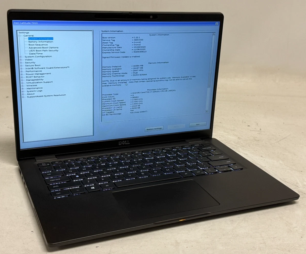 Dell Intel Core i7 10th Gen. PC Laptops & Netbooks for sale - eBay