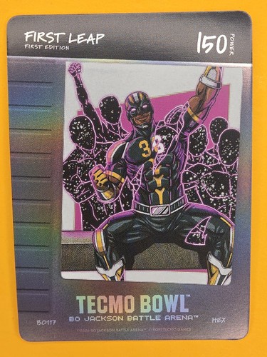 Bo Jackson Battle Arena Tecmo Bowl Hex First Leap -LeRoy Butler - BO117