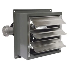 CANARM SD12-XPF ShtMt Hzd ExhFn,12In Bl,Alum,115 V 23N613