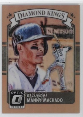 2016 Panini Donruss Optic Diamond Kings Orange 8/199 Manny Machado #3 0e2x