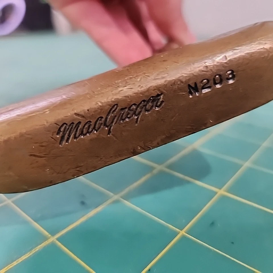 Macgregor N203 Smoothy Putter Golf Club Right Hand 35" Steel Shaft Vintage - Image 2 of 4