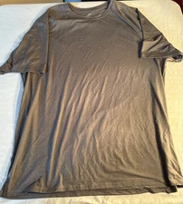 Member's Mark Men's Active Performance Tee, Thick, Gray, Size XXL