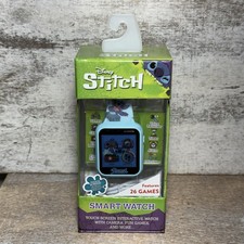 Disney Stitch Smartwatch Touch Screen Interactive, 26 Games, Camera  MORE