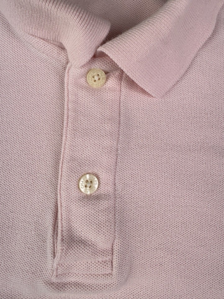 RALPH LAUREN CHAPS POLO SHIRT Size Large Men`s Pink Vintage - Great ...