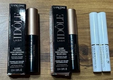 Lancome Travel Size Idole Lash Mascara & Cils Booster XL Mascara Base Lot 2 Each