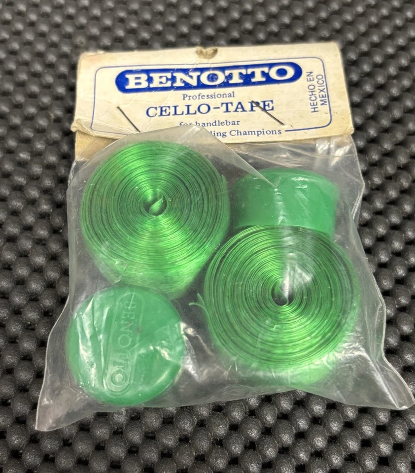 Cinta para violonchelo Benotto vintage lisa - verde NOS Foto 3 de 3