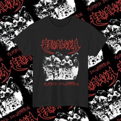 Cavalera ''Morbid Devastation'' Death Metal Band T-Shirt, Thrash Metal Band Shirt