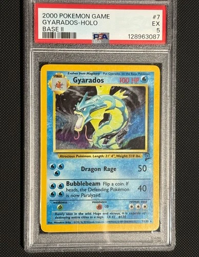 Gyarados 007/130 Base Set 2 Holo PSA 5