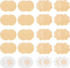 40 Pieces Disposable Nipple Covers, Pasties, Petals