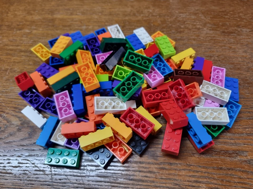 LEGO 300 Hohe und Zweireihige Basic Steine zu Verkaufen. Inkl. Versand. Top - Bild 4 von 4