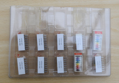 Restposten 10x ERG SpectraDIL SCS-8-023 8-fach DIP Schalter Durchsteckloch SPDT 100V 1A