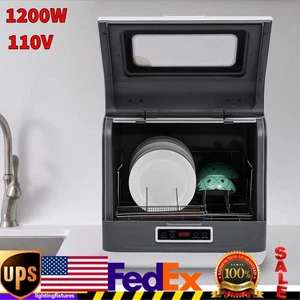 Mini Countertop Portable Countertop Dishwasher Compact Dishwasher 3 Programs USA