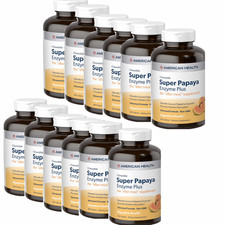 American Health Super Papaya Enzyme Plus 360 Chewable Tabs