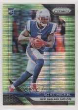 2018 Panini Prizm Rookie Neon Green Pulsar Prizm Sony Michel #211 3wo