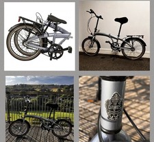 Folding Bike  WOW! Dawes Diamond 20" Unisex FEW MONTHS OLD + FREE SADDLE COVER