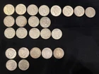 Lot of 24 Peace Dollars, 90% Silver, 1922, 1923, 1924, 1926, 1927