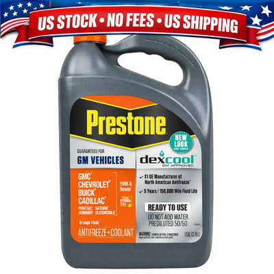 Prestone DEX COOL Antifreeze Coolant 50/50 Ready to Use 1 Gallon Extended Life