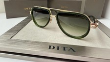 DITA VASTIK DTS441-A-03 White Gold Black Moss Gradient Sunglasses