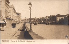 Unposted Postcard - Ponte di Florence Tuscany Italy Bridge 1f