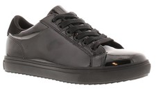 Miss Riot Girls School Shoes Trainers Twain black UK Size