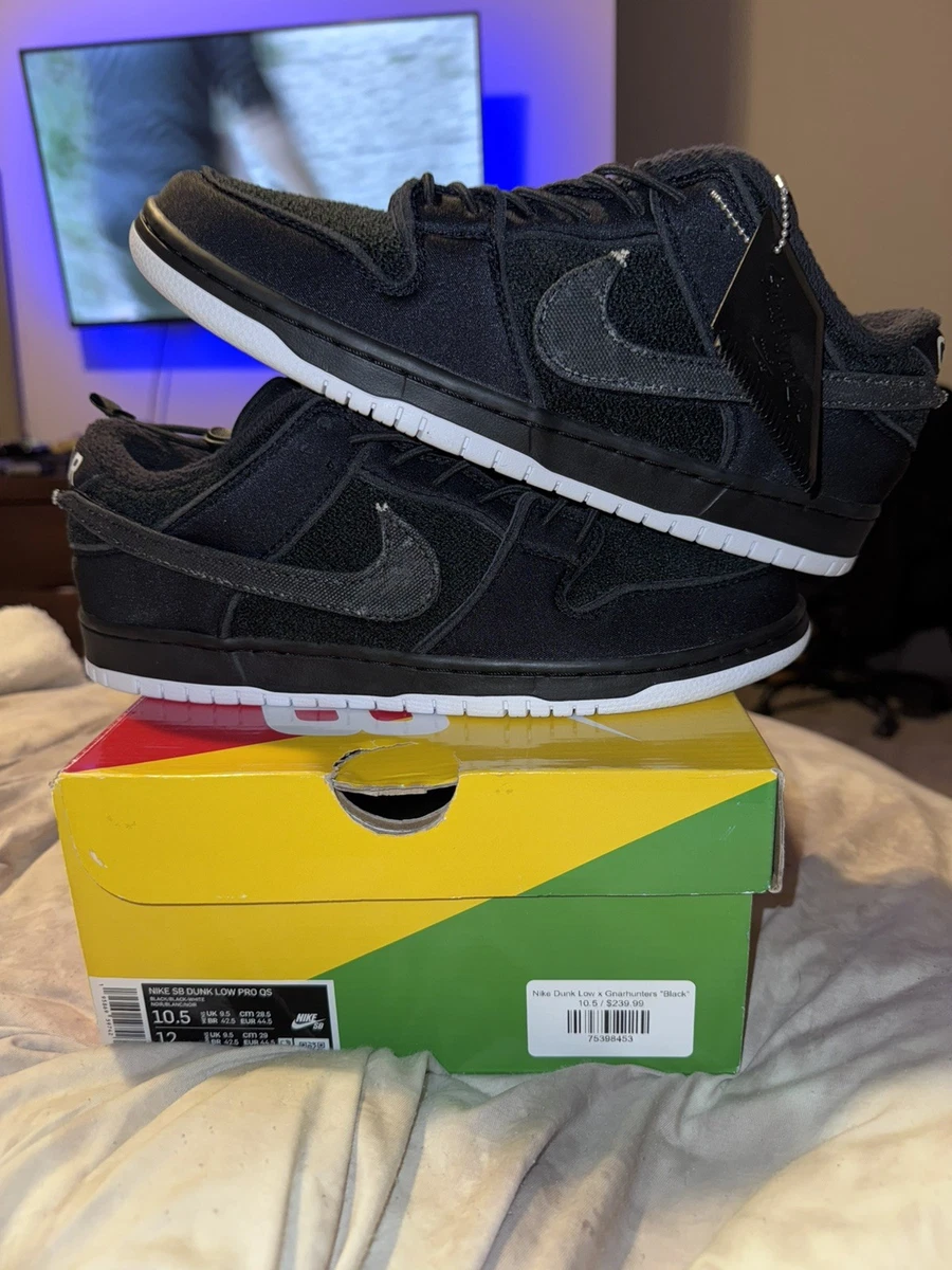 Nike Gnarhunters x Dunk SB Low Black for Sale - Authenticity