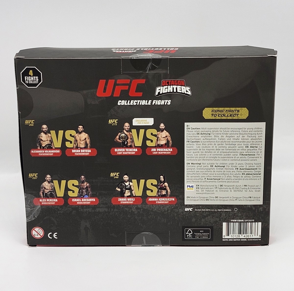 UFC Octagon Fighters S1 Collectible Fights - 8 Pack Deluxe Box Set