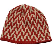 STRKRS Bucket Beanie in Red Ecru