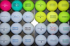 2 DOZEN MAXFLI SOFTFLI   STRAIGHTFLI used Golf Balls AAAAA FREE 2 Dozen TEES