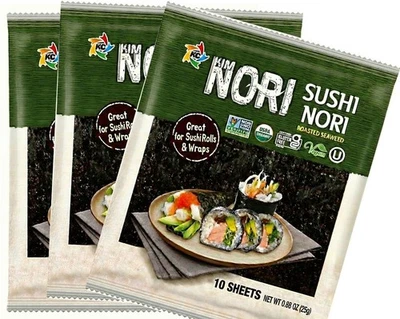 Roasted Seaweed Sushi Nori 25g, 30 sheets - Image 1 of 4