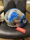 David Montgomery Signed Detroit Lions Speed Full-Size Authentic Football Helmet