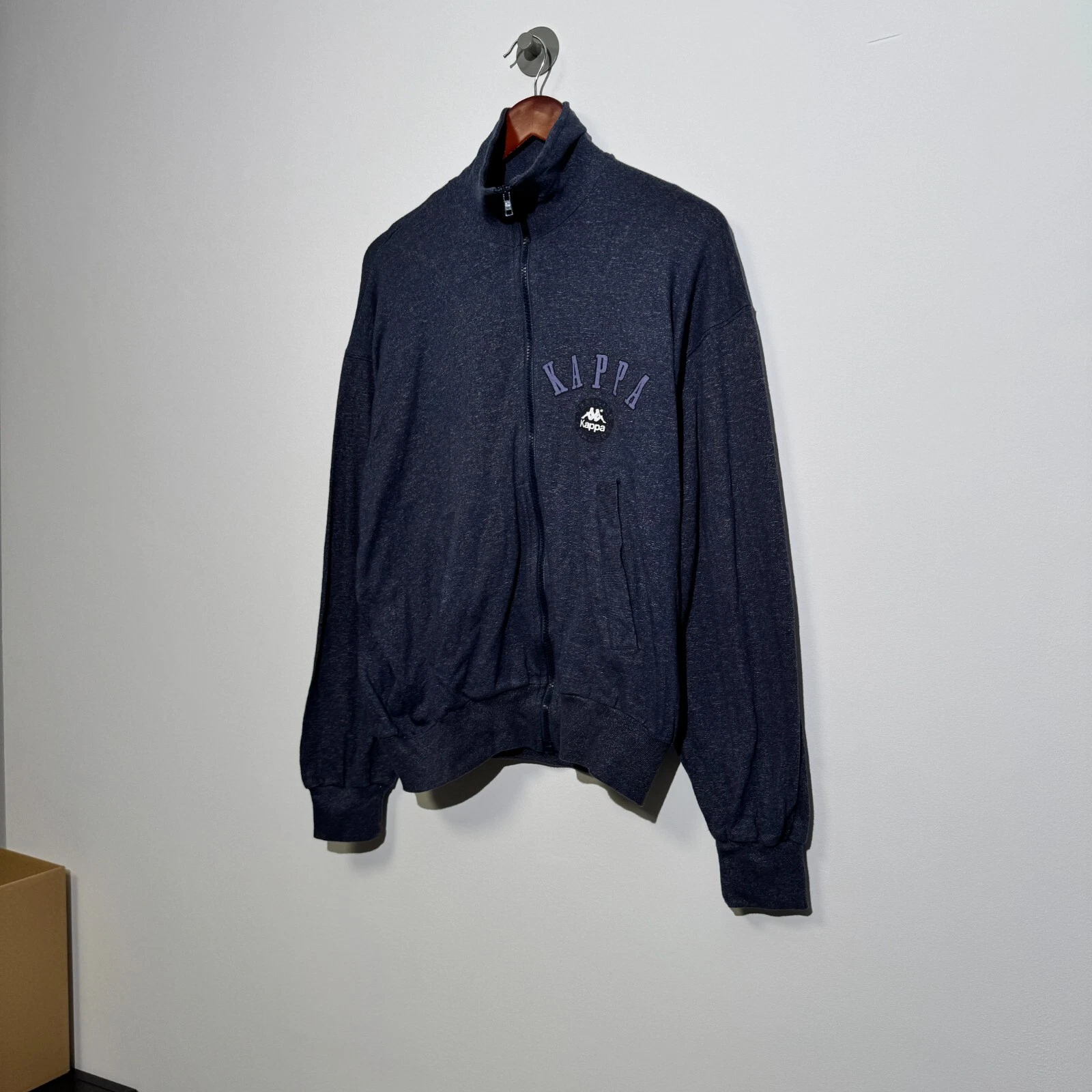 GUCCI Giacca tuta Kappa unisex vintage grigio lupo cotone taglia M vestibilità regolare