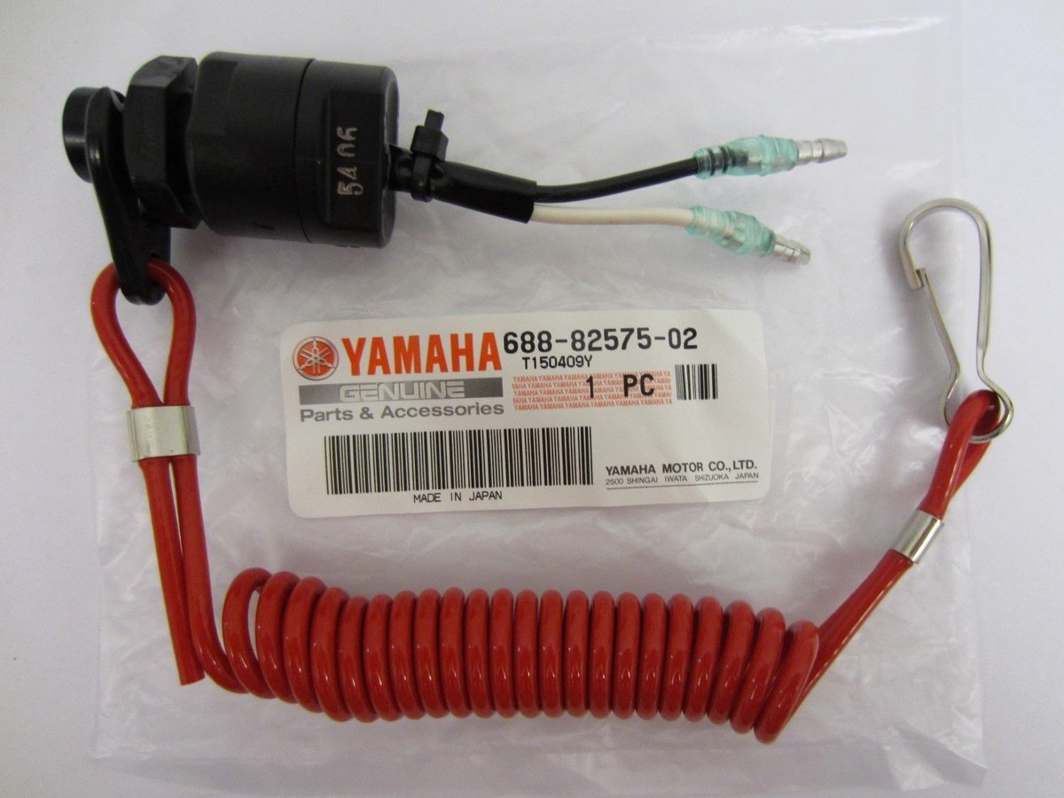 Yamaha New OEM Engine Emergency Safety Stop Tether Switch 688