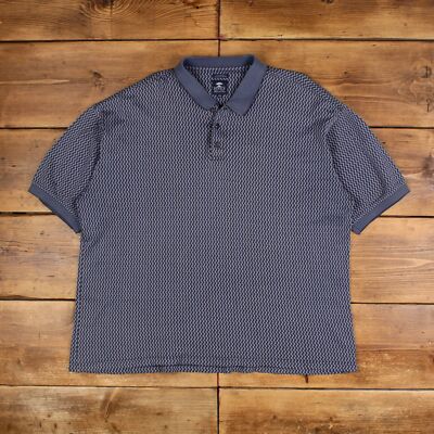 Vintage Poloshirt T-Shirt 2XL Pebble Beach Blau Tee