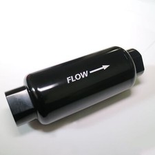 High Flow Inline Fuel Filter Diesel Gas E85 - 12 Orb - 30 Micron