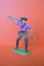 Elastolin / Western Very Beautiful Cow Boy with His Lasso