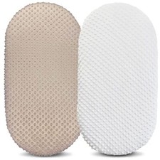 Bassinet Sheet SetUltra Soft Minky Cradle Sheets Universal Fitted Bassinet Pa...