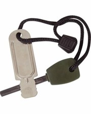 Kombat Large Army Military Fire Starter Flint & Steel Survival Camping Bushcraft